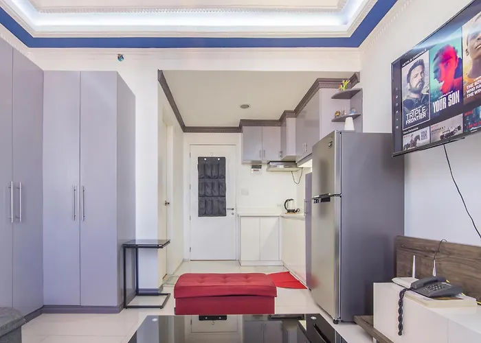 Avenir Condo For Rent Near It Park Cebu With Free Netflix, 49-Inch Samsung Curve Tv
